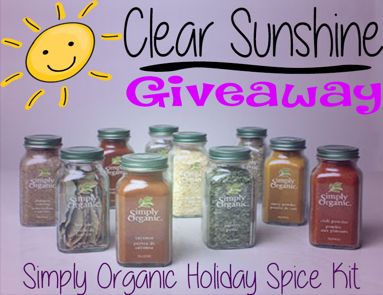 Simply Organic Holiday Spice Kit Giveaway